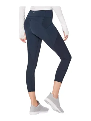 Lululemon ☀︎︎ All The Right Places Hi Waist 23” Crop II Yoga Pant ☀︎︎ Navy 6 thumbnail 5