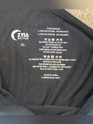 Zyia Active Effortless Tank Top Black Racerback Activewear Running Workout XL thumbnail 2