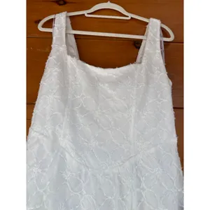 NWT Lulus Kalani White Mesh Textured Midi Dress Engagement Banquet Gala Size XL thumbnail 5