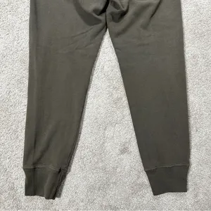 Abercrombie & Fitch Sunday Jogger Logo Sweat Pants Pull On Mid Rise in Green S thumbnail 7