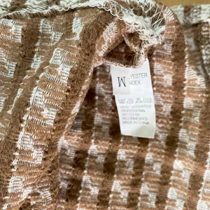 Source Unknown New Tan Brown Soft Knit 3/4 Sleeve Sweater Top M thumbnail 5