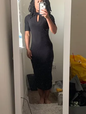 Black Midi Dress thumbnail 2