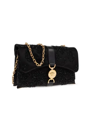 VERSACE Kleio Embroidered Satin Mini Chaij Bag thumbnail 3