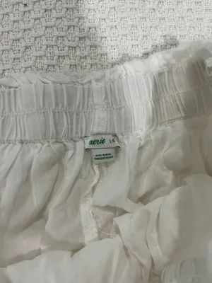 Aerie Skirt Ruffle White thumbnail 2