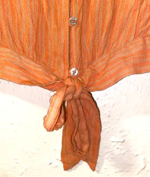 Free People Orange Top thumbnail 3