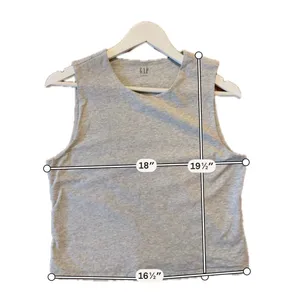 Gap closeknit grey tank jersey size large thumbnail 7