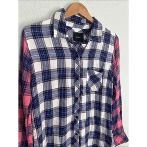 Rails Plaid Button Up Flannel Shirt Fall Hayride Farm Country Western Cozy Cabin thumbnail 2