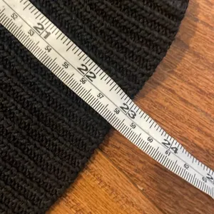 Ann Taylor black ribbed knit button side vest tank medium thumbnail 3
