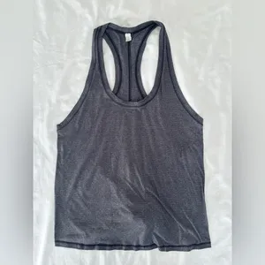 Lululemon Tie It Up Singlet - Heathered Black - 4 thumbnail 9