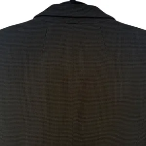 Talbots Women's Aberdeen Waffle Knit One Button Blazer Jacket Black Sz 14 Career thumbnail 5