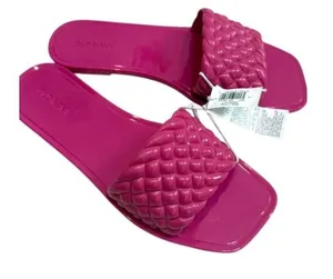 Old Navy 7 braided band jelly sandal flats slides pool shoes 2938 thumbnail 1