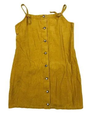 Some Days Lovin - Rising Sun Pinafore Dress in Butter Yellow thumbnail 1