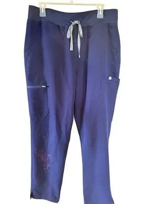 FIGS Technical Collection Women's Scrub Pants – Size XL – Navy Blue thumbnail 1