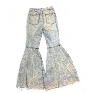 We The Free Acid Wash Extreme Flare Bell Bottom Jeans Size 27 thumbnail 5