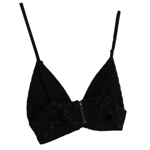 UO Babyboo Black Sparkly Sexy Two Piece Set Tank & Mini Skirt Small thumbnail 4