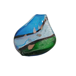 Blue Green Silver Fashion Glass Teardrop Pendant Jewelry Gifts Necklace Charm 2" thumbnail 6