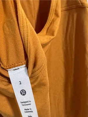 lululemon athletica Orange T-Back Camisole Tank thumbnail 4