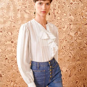 Ulla Johnson Adelaide silk‎ blouse thumbnail 3