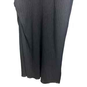Zara Hooded Sleeveless Midi Dress Black Side Slit Sheer Size M/L NWT thumbnail 5