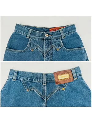 90’s Lawman Western High Rise Blue Jeans Size 6 Tall thumbnail 3