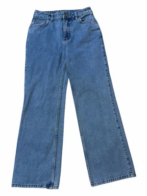 Billabong The Salty Blonde Chill Out High Waisted Wide Leg Denim Jeans thumbnail 1