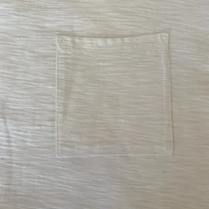 Merona Casual White T-Shirt with Pocket size M thumbnail 3