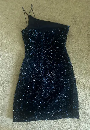 Windsor blue hoco dress thumbnail 1
