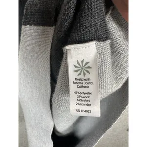 Athleta Womens Small Heathered Gray Black Sweater Dress Casual Long‎ Sleeve thumbnail 8