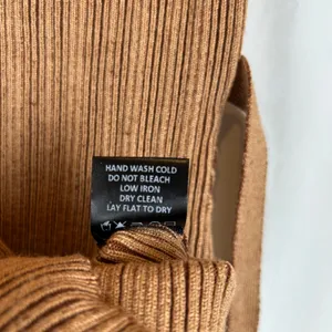 NBD Brown Ribbed Knit Stasia‎ Halter Wrap Midi Dress Small thumbnail 5