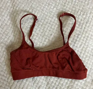 Sm Rusty Orange Tank Bandeau Bra thumbnail 1
