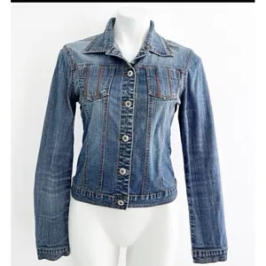 Vinatge Western jean Jacket SMALL BLUE Access AC-3998 spandex Denim thumbnail 5