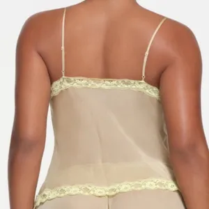 Skims Romance Lace Cami in Sage. Size Medium. New Without Tags. thumbnail 2