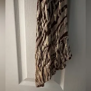 Nasty Gal Brown and Cream Patterned Top thumbnail 2