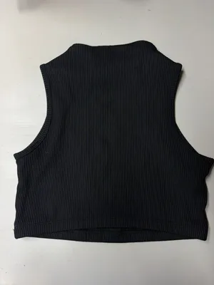 Revolve Year Of Ours Ribbed Mock Neck Bra Black thumbnail 3