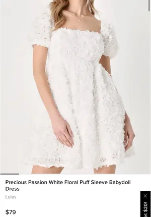 Lulus White Mini Dress thumbnail 3