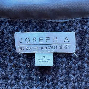 NWOT Joseph A Faux Fur Cheetah Print Long Duster Vest Sweater in back size S thumbnail 2