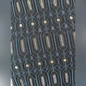 LOFT‎ Navy Blue Geometric Lace Bell Sleeve Blouse Top Small Romantic Feminine thumbnail 3