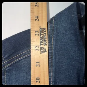 Westport 1962 Denim Vest Womens 2X Blue Button Up Stretch Casual Jacket thumbnail 5