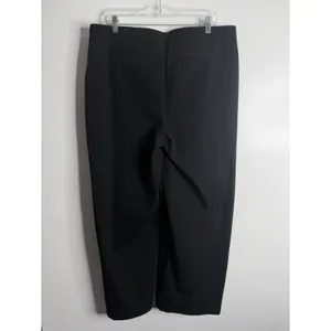 Old Navy High Rise Pixie Wide Leg Black XL Casual Minimalist Stretch Workwear thumbnail 3