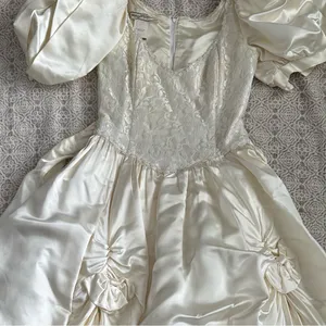 Vintage Jessica McClintock Bridal Wedding Dress thumbnail 2