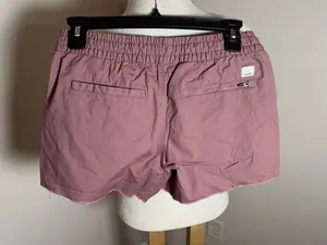 Vuori Vintage Ripstop Shorts Women's Size XS Mauve Pink Pull On Drawstring thumbnail 4