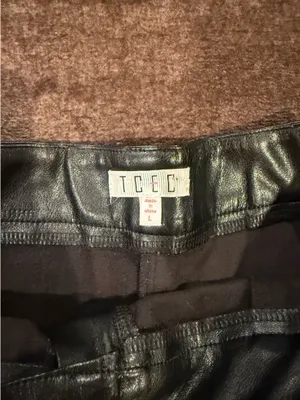 Leather Shorts Black Size L thumbnail 3