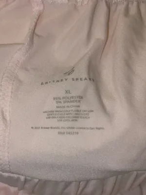 Aerie NWOT Britney Spears Light Blush Pink Drawstring Lounge Pants - Size XL thumbnail 3