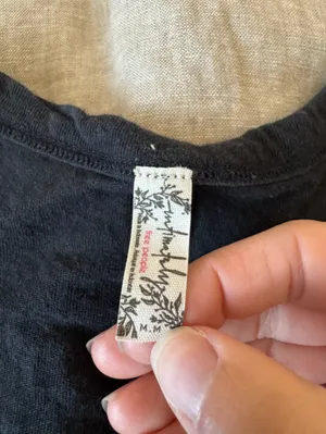 Intimately Free People Black Tank Top thumbnail 5