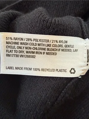 Isabel Maternity by Ingrid & Isabel Black V-Neck Wrap Maternity Sweater Size M thumbnail 5