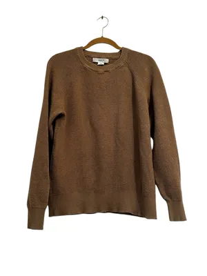 Wilt Womens Waffle Knit Crewneck Sweater Top Cotton Cashmere Preppy Casual thumbnail 2