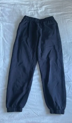 Navy Blue Low-rise Sweatpants thumbnail 3