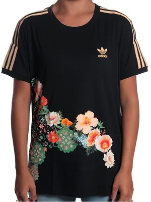Adidas Originals Jardim Floral Tee Sz XS thumbnail 4