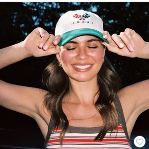 NEW Frasier Sterling Cotton Pickleball Hat cream/ green thumbnail 1