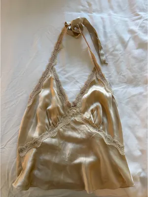 Reformation Monica Silk Top XS thumbnail 1